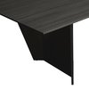 Regency Array 120" Conference Table with Power Data Grommet- Ash Grey/ Black ACT12048AGBK
